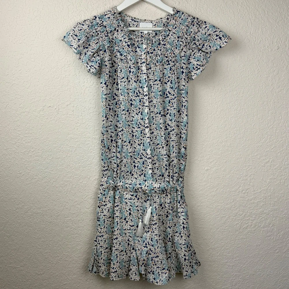 *We Are Sundays Womens Indigo Blue Floral Harley Romper Small - Picture 2 of 14